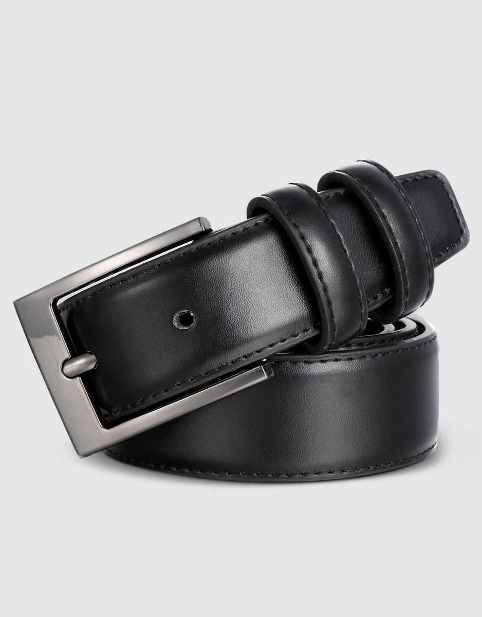 Men's Stitched Belt - Goodfellow & Co™ Black M