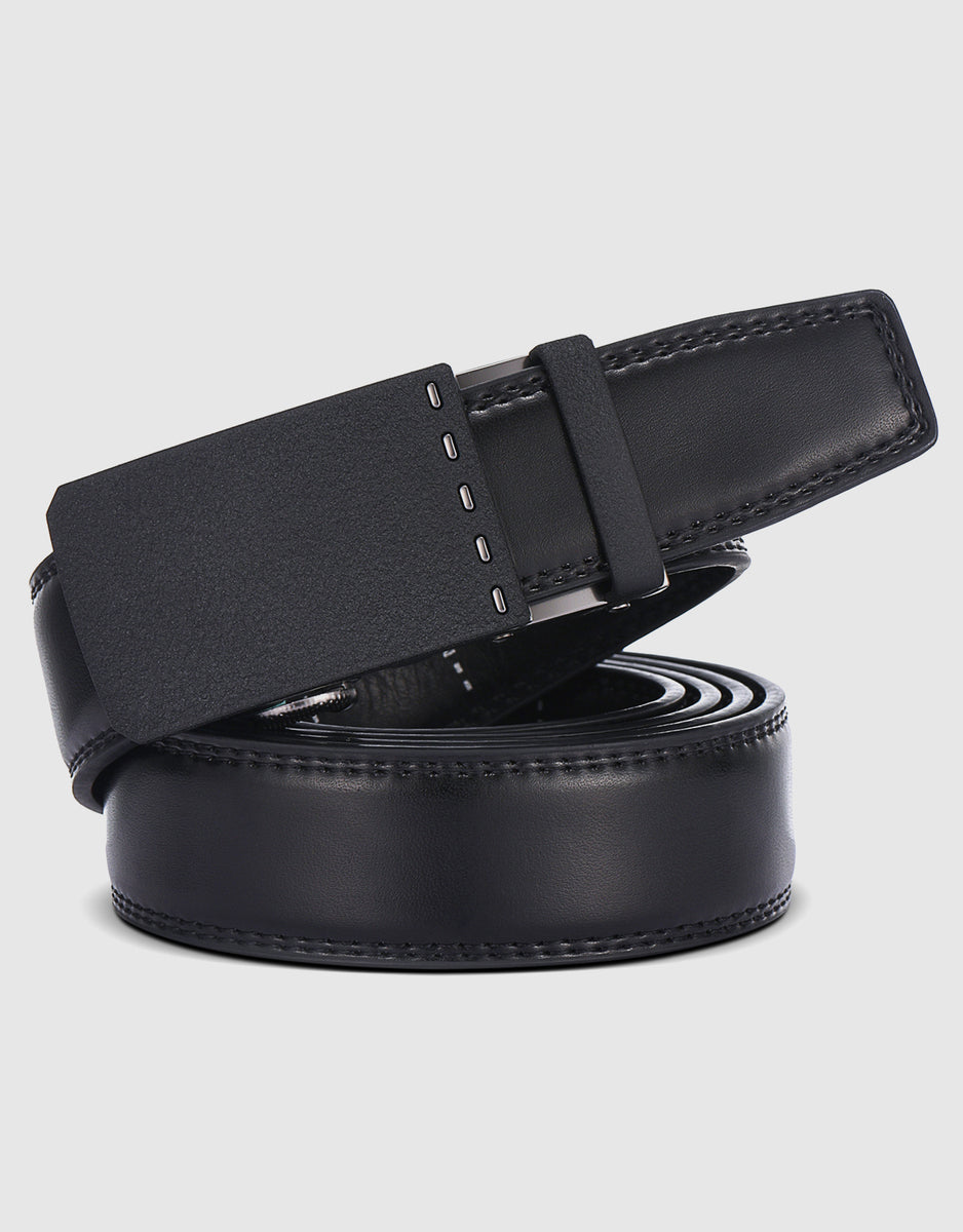 Men's Modern Matte Leather Ratchet Belt Mio Marino