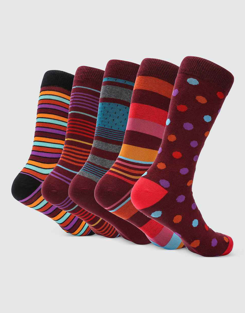 Men's Groovy Designer Dress Socks 5 Pack– Mio Marino