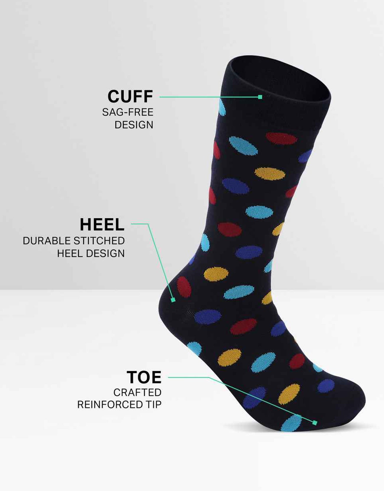 Men's Groovy Designer Dress Socks 5 Pack– Mio Marino