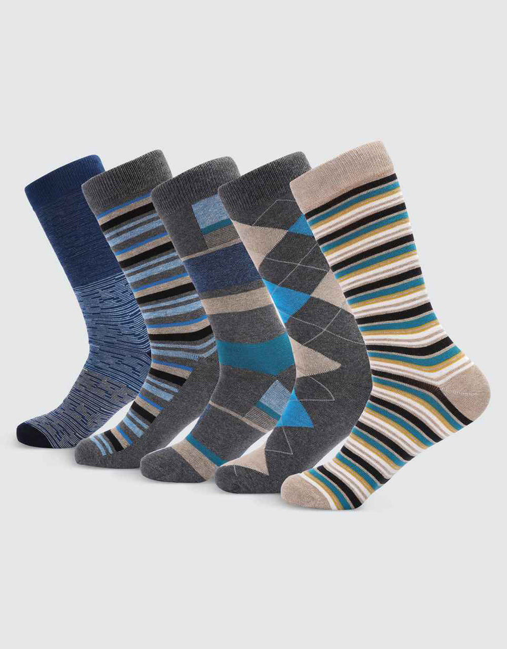 Men's Groovy Designer Dress Socks 5 Pack– Mio Marino