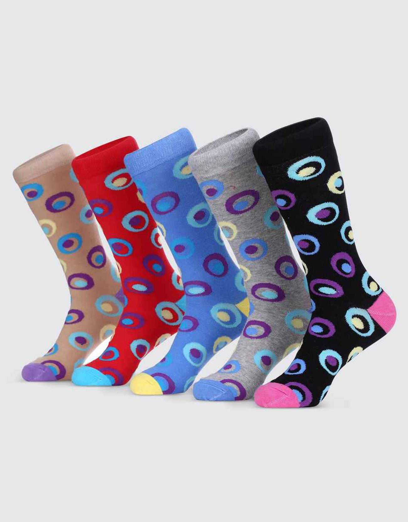 Men's Groovy Designer Dress Socks 5 Pack– Mio Marino