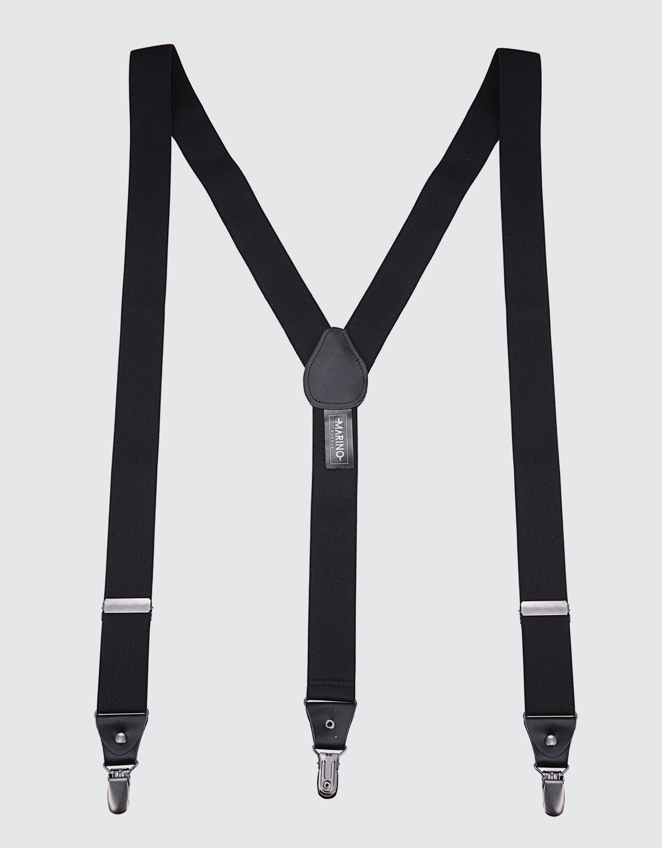 Men's Canvas Twill 1.25" Wide Suspender Bow Tie