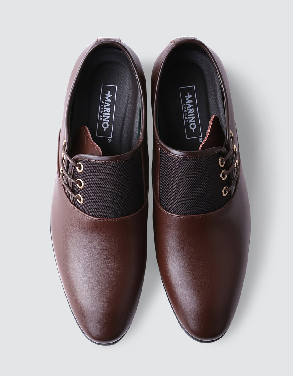 Mio Marino - Men's Side Tie Dress Shoes - Chocolate, Size: 9.5 Mio Marino - Men's Side Tie Dress Shoes - Chocolate, Size: 9.5