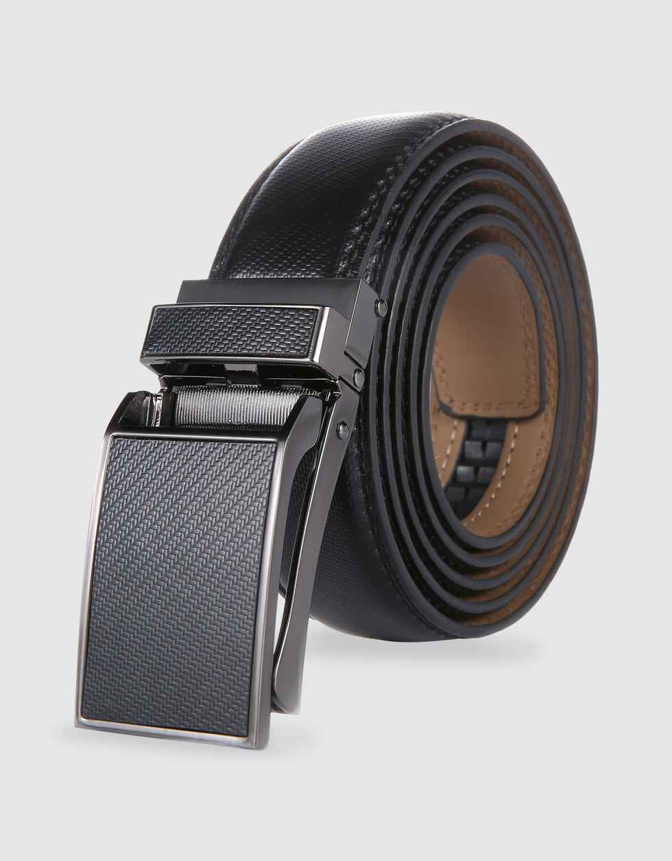 Men's Designer Leather Ratchet Belt