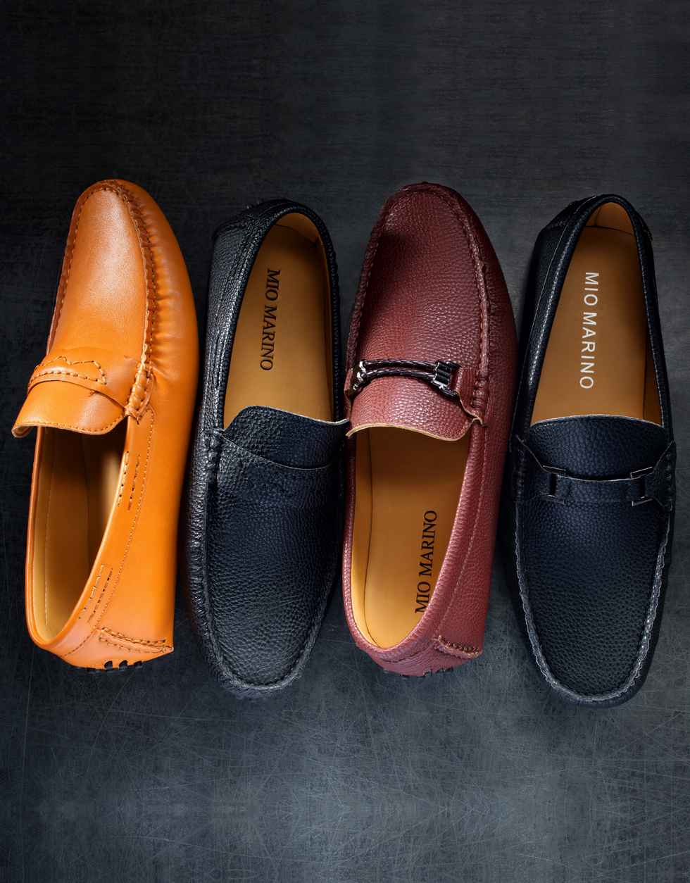 Mio Marino Men's Slip-On Tread Casual Loafers Mio Marino Men's Slip-On Tread Casual Loafers
