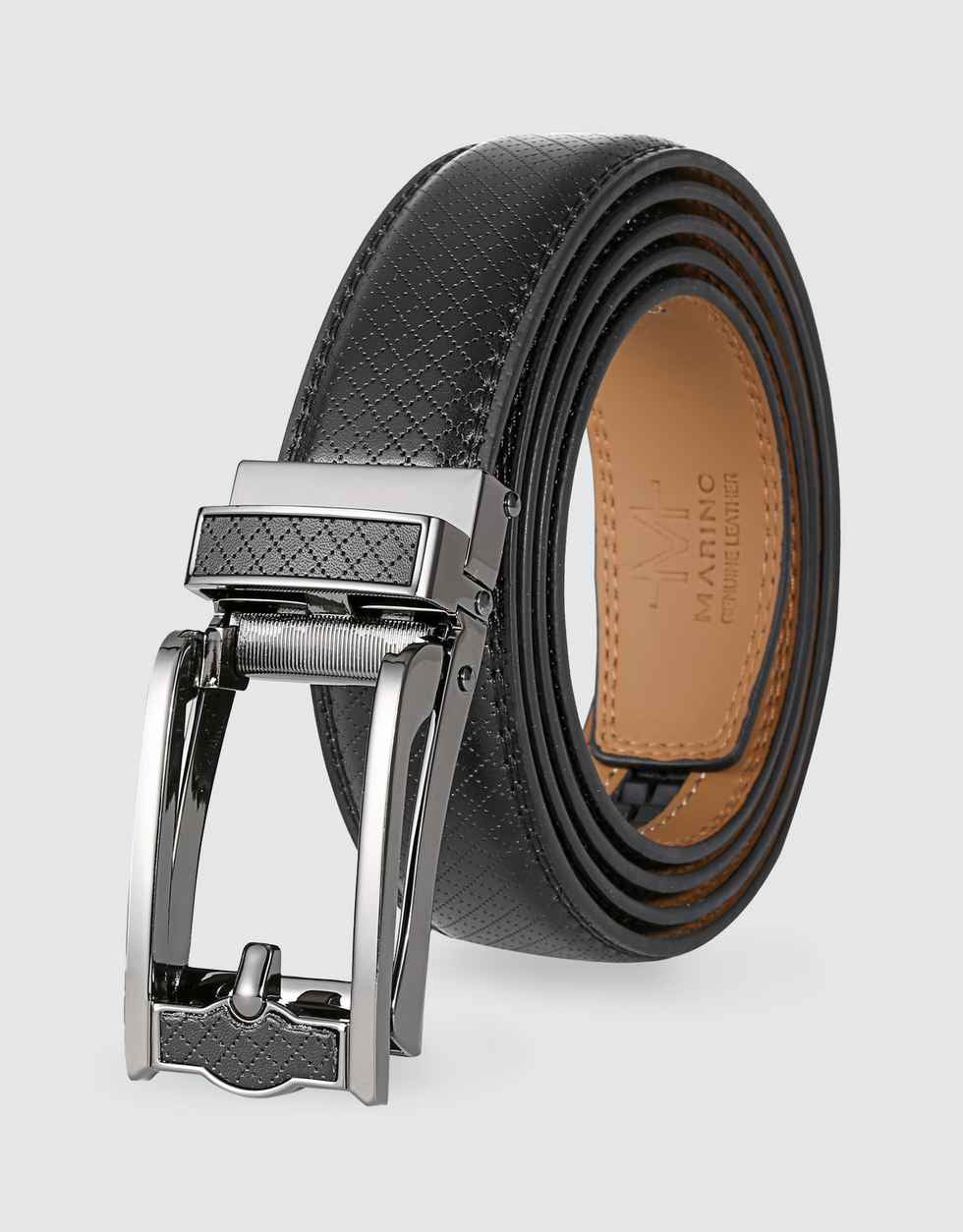 Men's Monolith Ratchet Belt Adjustable from 48" to 64" Waist Men's Monolith Ratchet Belt Adjustable from 48" to 64" Waist