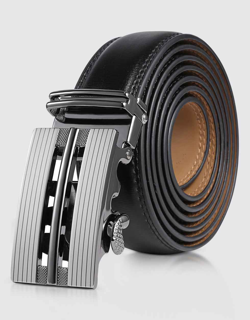 【I AM MARI】Helino Tweed Puff Mini One Piece (Belt Set) One Piece 100% Genuine Leather Belts for Women Studded Punk