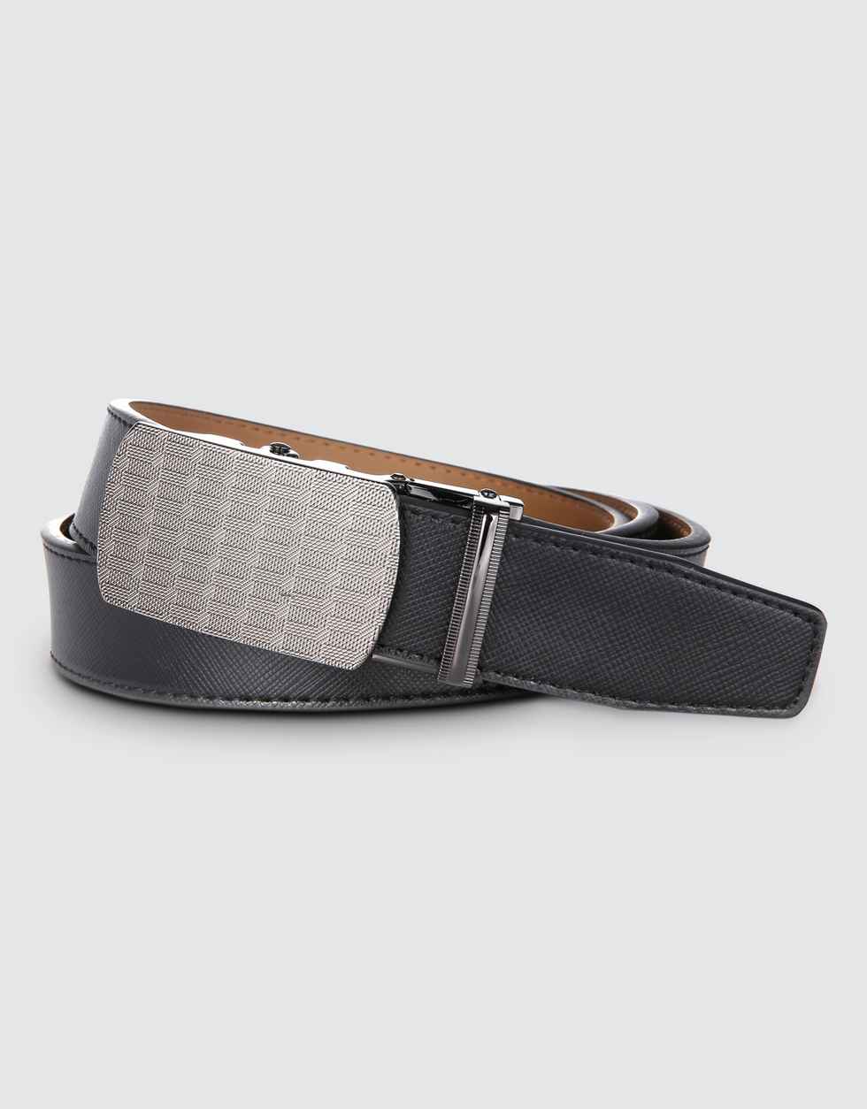 Belt Men, Ratchet Belt Dress Adjustable 1 3/8 Genuine Leather Designer Belt,  Size Length Can be Cut, with Gift Box,Single belt with Gift Box